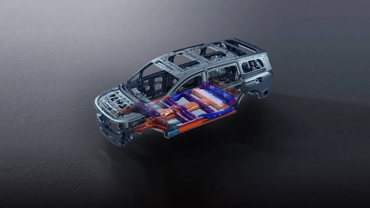 Detalle de diseño del Voyah Dream PHEV